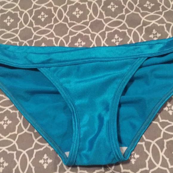 Turquoise bikini bottom with cheeky back like new - Picture 2 of 4
